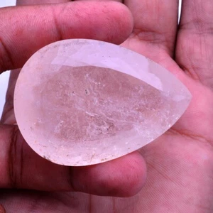 294.00 Cts Natural Morganite Pear Faceted Cut Certified Huge Size Loose Gemstone - Picture 1 of 6
