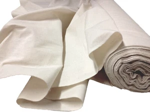 100% NATURAL COTTON CALICO MEDIUM WEIGHT CRAFT FABRIC Sold Per METRE 150cm Wide - Picture 1 of 1