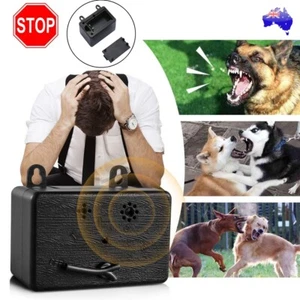Outdoor Anti Barking Device Ultrasonic Dog Stop Bark Control Sonic Silencer Tool - Picture 1 of 12