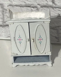 1980 Mattel The Littles Armoire Wardrobe #1796-3099 Die-Cast Metal Hong Kong Dol - Picture 1 of 12