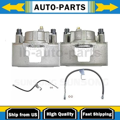 Pinza de freno delantera con mangueras lado conductor pasajero se adapta a Chevrolet K2500 6,5 L_ Foto 1 de 4