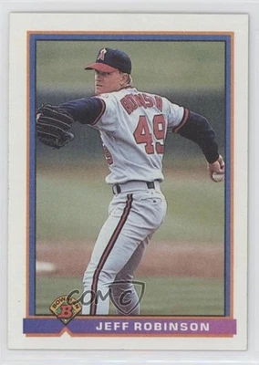 1991 Bowman Jeff Robinson #193 - Image 1 of 2