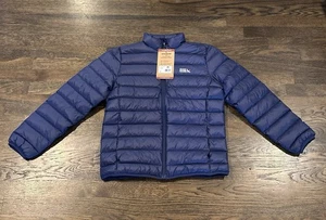 Chaqueta Empacable Eddie Bauer Niños Jóvenes Plumón Azul Marino XL 14-16 NUEVA CON ETIQUETAS Otoño Invierno - Imagen 1 de 8