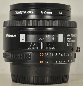 Nikon AF Nikkor 50mm f1.8 Autofocus Lens for Nikon F Mount - Picture 1 of 7