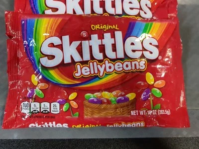 2 упаковки Skittles оригинальный вкус желе бобы пасхальные сезонные конфеты 10 унций BB 11/25  - Изображение 1 из 2