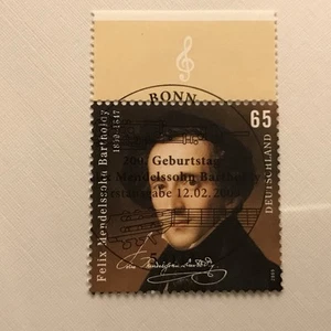 2009 - Mi.Nr. 2720 - 65 C - 200. Geb. Felix Mendelssohn Bartholdy - ESST Bonn - Imagen 1 de 3