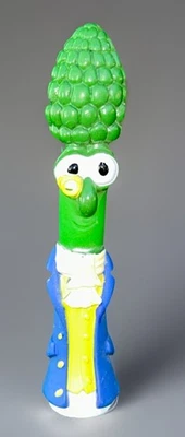 Raro Veggie Tales Archibald Espárragos como Willory Butler Figura Caja Azul Juguetes Foto 1 de 4