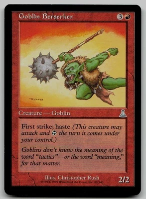 Goblin Berserker U Urza's Destiny 82 NM - Image 1 of 2