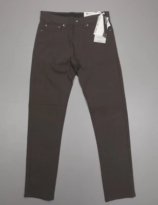 Pantalones para hombre Projek Raw clásicos ajustados elásticos marrón 147100F mezcla de rayón Foto 1 de 4