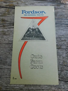 1923 Original Fordson Sales Brochure 6" Booklet - Picture 1 of 3