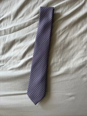 Corbata vintage 100 % seda J. S. Blank & Co roja blanca y azul Foto 1 de 4