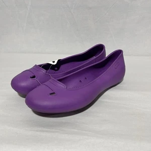 Scarpe basse Crocs McCall Dahlia viola slip on da donna taglia W8 stile ballerina - Foto 1 di 6