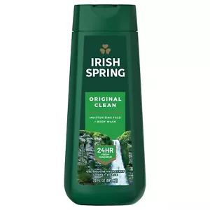 Irish Spring Original Clean Body Wash for Men, 20 Oz - Picture 1 of 8