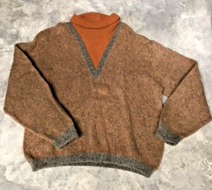 Vintage 1960's Men's Jockey Mohair Wool Sweater /Pullover • Medium - Picture 1 of 6