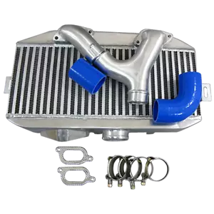 CXRacing Top Mount Intercooler + Y pipe Kit For 02-07 SUBARU WRX/STI - Foto 1 di 7