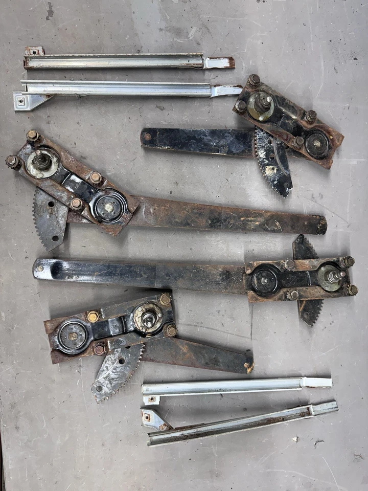 Ford Fairlane 500 1961-1965 4 puertas reguladores de ventana pistas Meteor S55 S55 OEM Foto 1 de 4