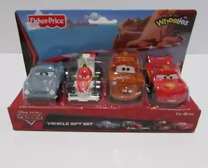 Fisher Price Wheelies Disney Pixar Cars Vehicle Gift Set 4 Cars New in Package - Picture 1 of 13