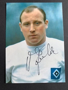 UWE SEELER (†2020) original DFB WM 1966 ARAL66-Sammelkarte 10x15 Autogramm - Bild 1 von 2