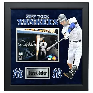 Derek Jeter Autografato New York Yankees 8x10 Foto Collage Corniciato Firmato COA - Foto 1 di 12