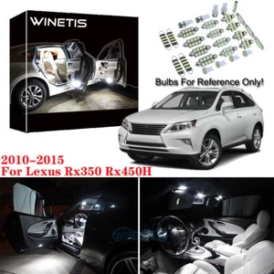Kit de 17 bombillas LED interiores blancas frías 6000K para Lexus Rx350 Rx450H 2010-2015 - Imagen 1 de 12