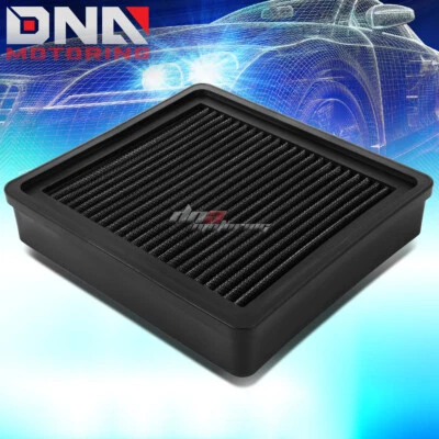 FOR 93-96 COLT/MIRAGE 1.5 BLACK REPLACEMENT RACING HI-FLOW DROP IN AIR FILTER - Image 1 of 4