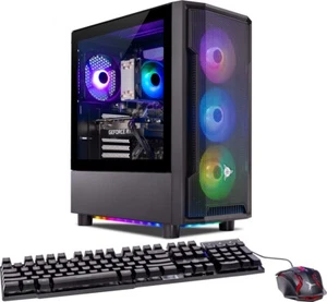 Skytech Shadow Gaming PC Desktop, AMD Ryzen 5 7600X, NVIDIA RTX 4060 Ti, 2TB SSD - Picture 1 of 9