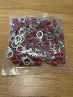 Insulated 0.5-1.5mm Crimp Terminal Red 8.5mm Ring SWA 85RER-VR. Bag Of 100