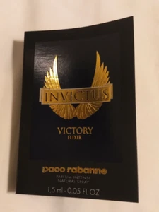 NEW PACO RABANNE INVICTUS VICTORY ELIXIR PARFUM INTENSE SPRAY SAMPLE .05 FL OZ - Picture 1 of 3