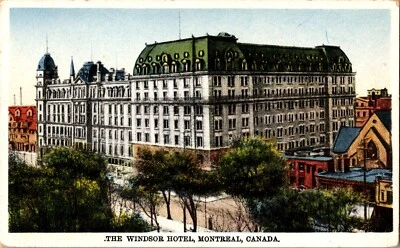 Montreal Quebec The Windsor Hotel Postcard QC - Image 1 of 3