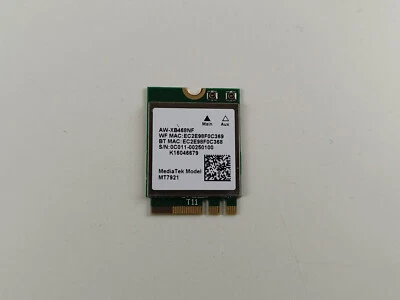 Acer Aspire 5 A515-54 Asus Vivobook S14 S433 S433E WiFi Wireless Card MT7921 - Image 1 of 2