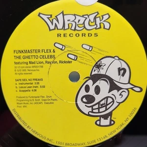 Funkmaster Flex & The Ghetto Celebs - Safe Sex, No Freaks 12" Vinyl 1995 VG - Imagen 1 de 4