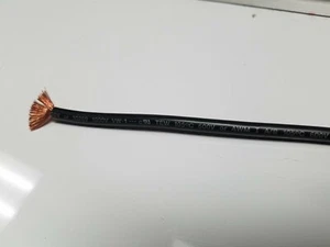  MTW 8 GAUGE AWG BLACK HIGH STRAND COPPER SPEAKER WIRE 10' FT MADE IN USA - Picture 1 of 1