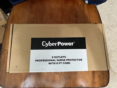 CyberPower Professional Surge Protector - 8 Outlet Surge Protector 6ft cord - Image 1 of 4