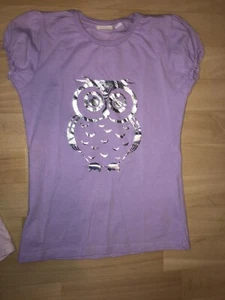 T-Shirt, Größe 122 / 128, Eule - Bild 1 von 1