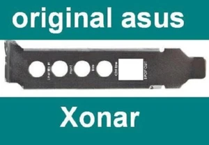 Asus Xonar DG DGX LP Slotblech Front Mic Back SPDIF Line Slotblende Low Profile - Afbeelding 1 van 1