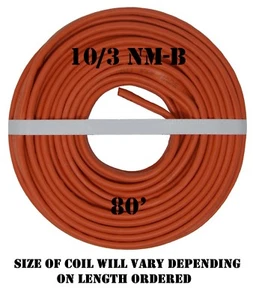 Cable eléctrico ""Romex®"" Southwire 10/3 NM-B x 80 - Imagen 1 de 2