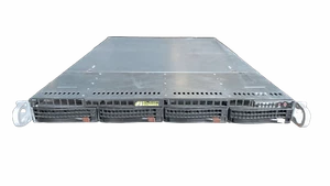 Supermicro 1U X9SPU-F Xeon E3-1220 v2 3.1ghz Quad Core / 32gb / 4x Trays - Picture 1 of 5