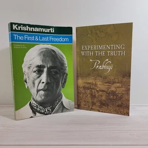 Krishnamurti First and Last Freedom Prabhuji Experimenting with the Truth Lot - Picture 1 of 9
