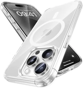 For iPhone 15 Pro Max Case Clear Compatible with Military Grade Drop Protection - Picture 1 of 7