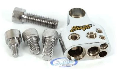 Stinger SPT55302 Multi GM Battery Terminal 1/0 Gauge/4 Gauge & Two 8 Gauge Out - Image 1 of 3