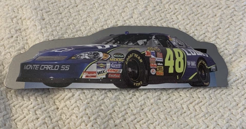 Jimmie Johnson 48 Hendrick Motorsports Lowes Chevrolet Small Car Shaped Magnet Cover