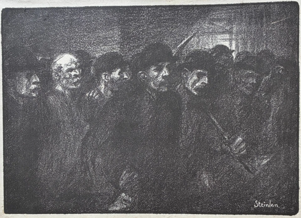 STEINLEN Théophile-Alexandre 1903 lithograph lithographie - Photo 1/4