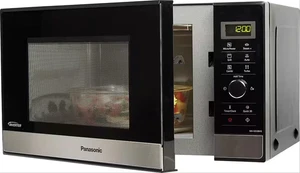 Mikrowelle Schwarz Grillfunktion Dampfgaren 23L - Panasonic NN-GD38HSGTG -DELLE- - Bild 1 von 7