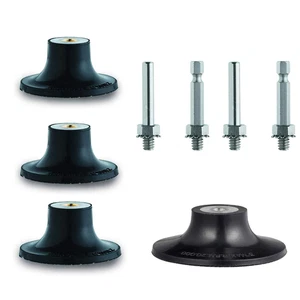 Schnellwechsel Disc Pad Halter, 4 Stück Roll Lock Scheibenhalter, mit 1/4" Schaft für - Bild 1 von 6