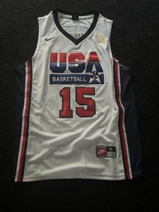 USA Magic Johnson Psa Signature Authenticated Basketball Jersey Nike XL - Picture 1 of 3