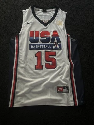 USA Magic Johnson Psa Signature Authenticated Basketball Jersey Nike XL - Image 1 of 3