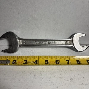 Used Vintage Gedore No. 12 Double open ended 30 And 27 Wrench - Picture 1 of 2