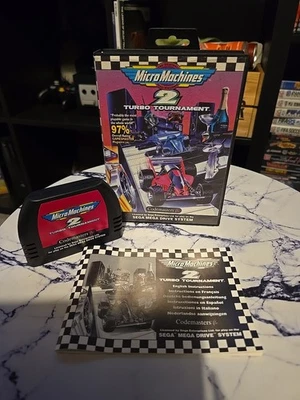 Micro Machines 2 Turbo Tournament Sega Mega Drive Game  Complete - Image 1 of 4