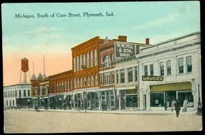 MICHIGAN, S. DI CARO ST. - PLYMOUTH, IN CARTOLINA - Foto 1 di 1