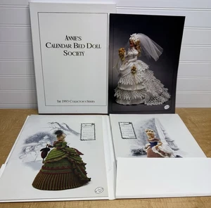 Annie's Calendar Bed Doll Society The 1993 Collectors Series Complete - Picture 1 of 8